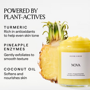 HERBIVORE NOVA Turmeric + Pineapple Body Polish