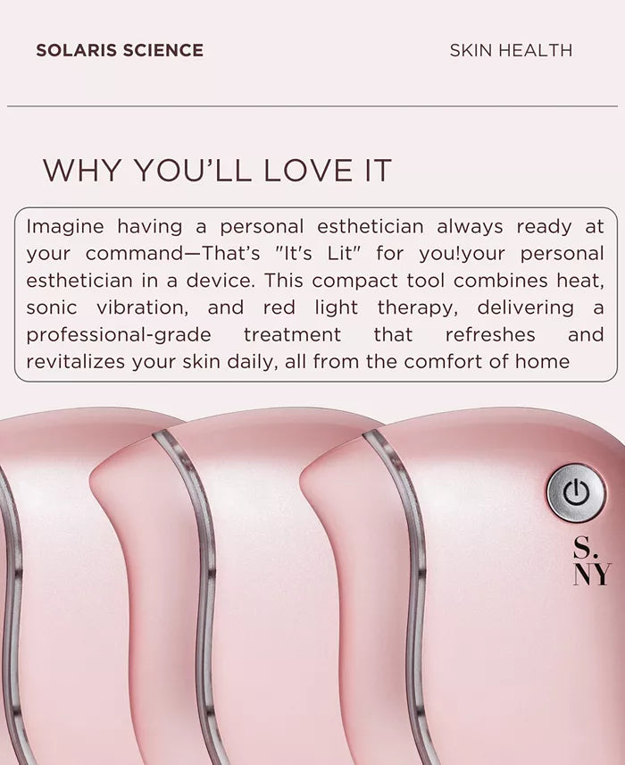 Solaris Labs NY LED Gua Sha Facial Massager