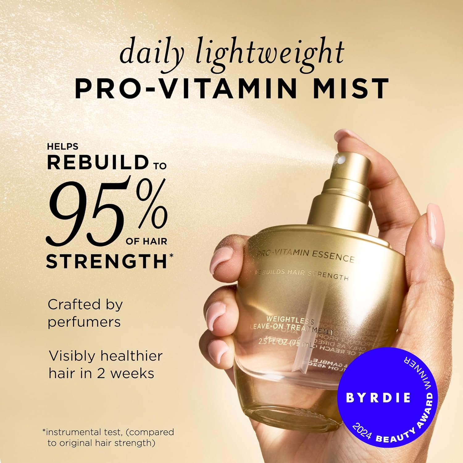 Pantene Pro-V Daily Repair Mist, Weightless Leave-On