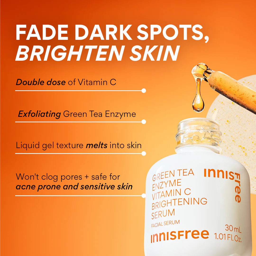 innisfree Green Tea Enzyme Vitamin C Brightening Serum