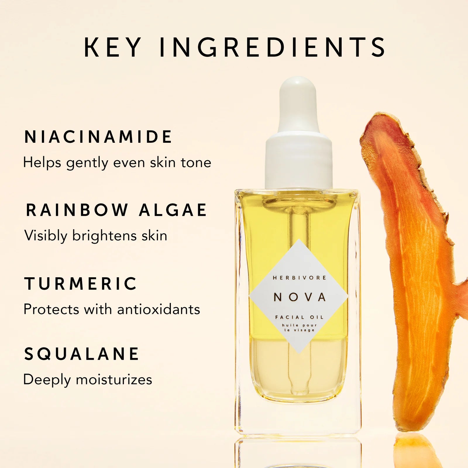 Herbivore NOVA Turmeric + Niacinamide Facial Oil