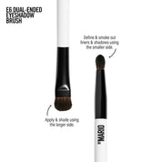 MAKEUP BY MARIO E6 Dual-Ended Eyeshadow Brush