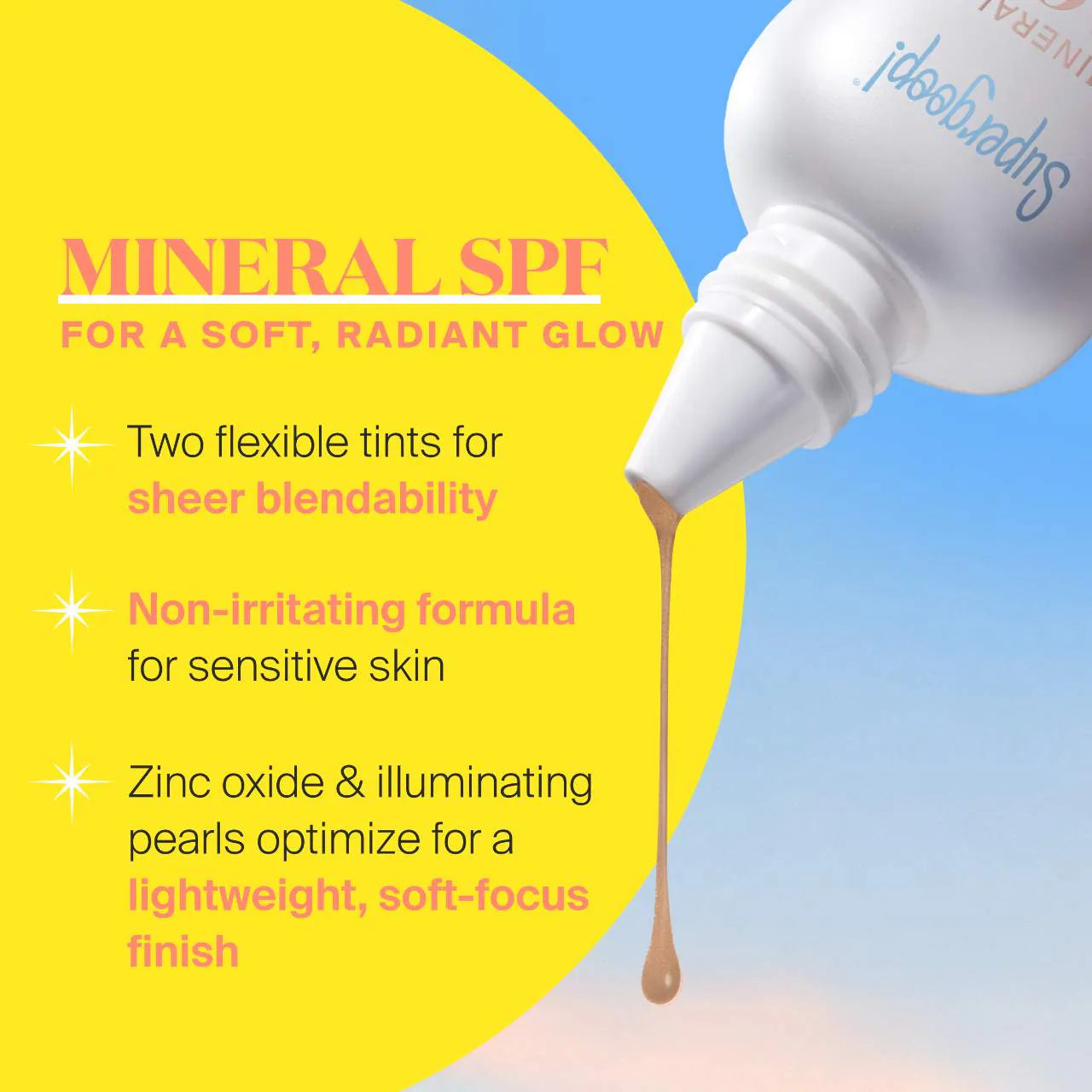 Supergoop! Glowscreen Soft-Radiance Drops Mineral SPF 40