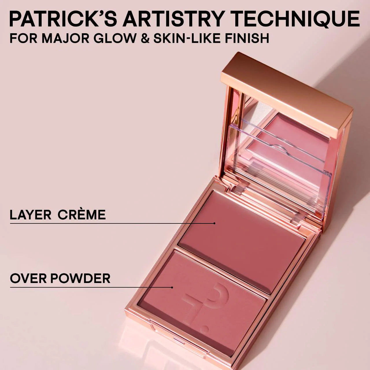 PATRICK TA Major Headlines Double-Take Crème & Powder Blush Duo