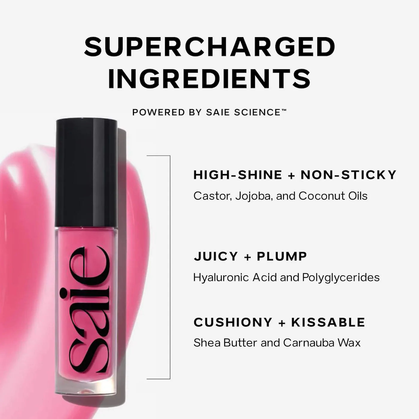 Saie Beauty Glossybounce™ Lip Gloss
