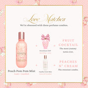 LoveShackFancy Peach Pom Pom Hair & Body Perfume Mist