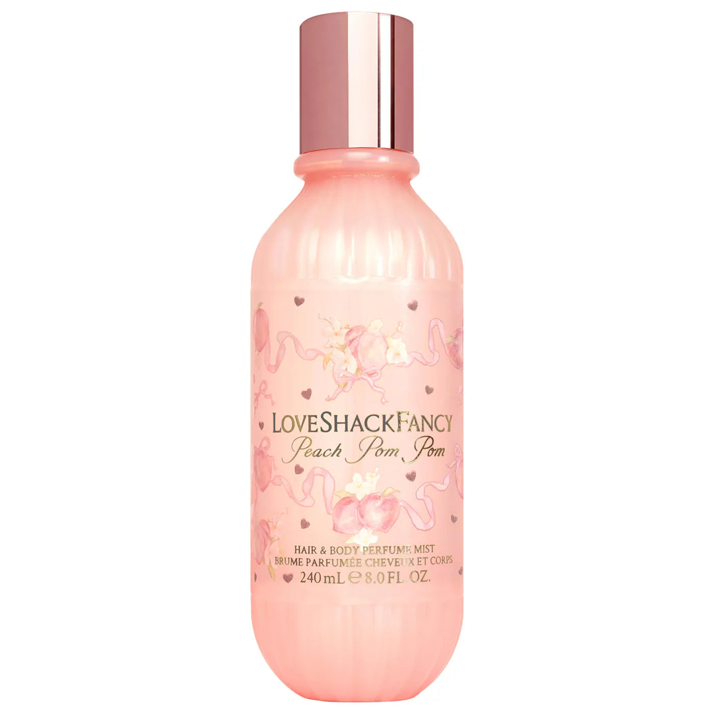 LoveShackFancy Peach Pom Pom Hair & Body Perfume Mist